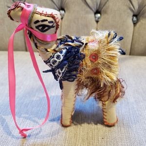 NWOT Handmade camel Leather Figurine Made In Egypt